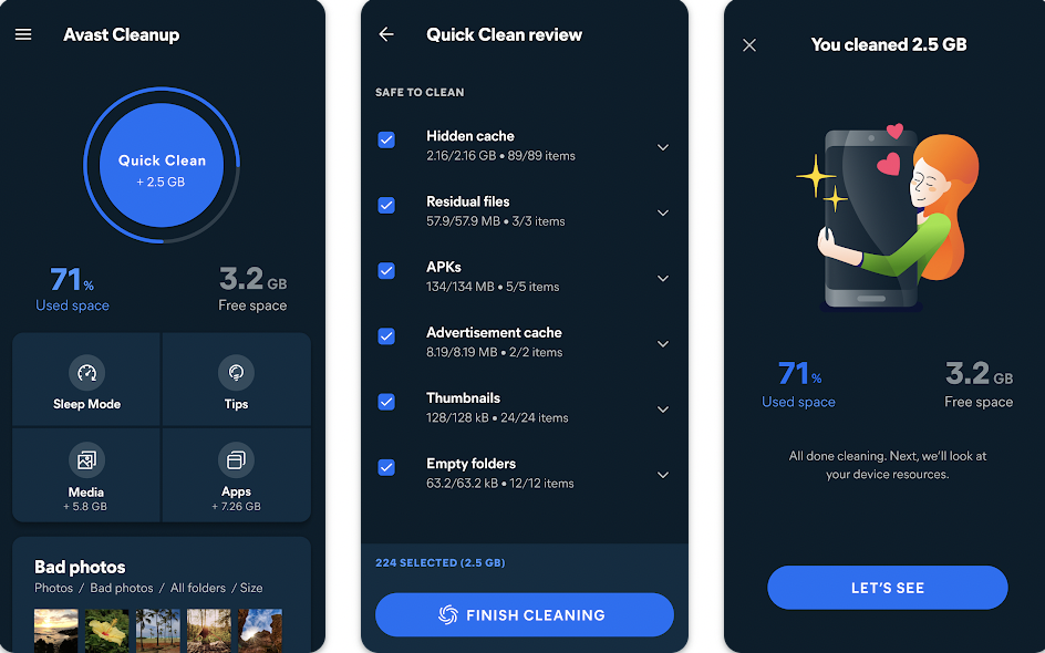 avast cleanup mod apk premium unlocked