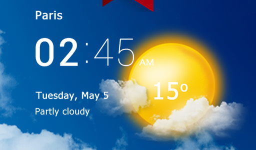 transparent clock weather pro mod apk